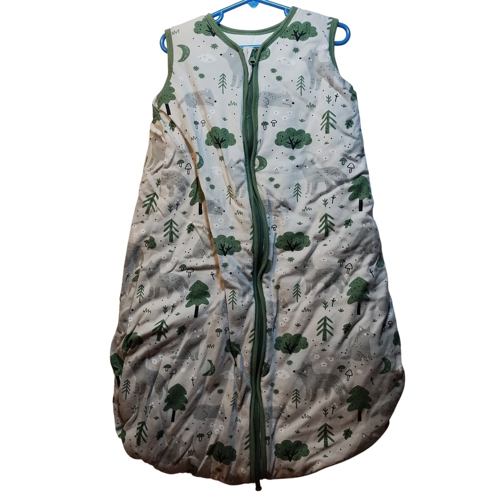 Baby Sleep Sack L 12 18 Months Wolf‎ Tree Moon Cloud Print Sleep Bag Blanket